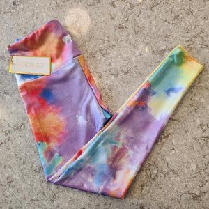 GOLDSHEEP LEGGINGS  / RAINBOW TIE DYE LEGGINGS